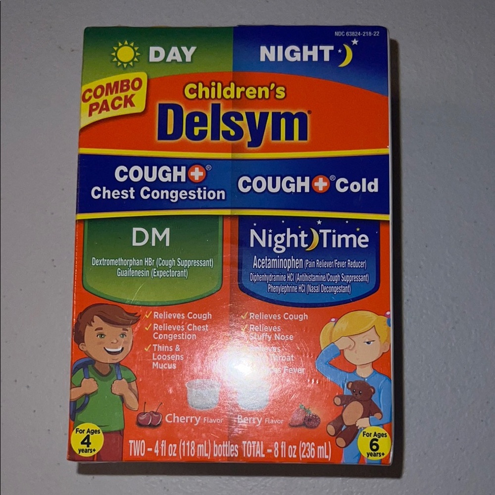 Children's Cough Relief Combo Pack - Day & Night